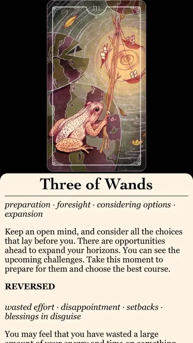 Capturas de pantalla de Ostara Tarot