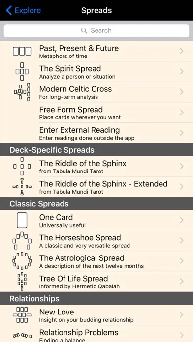 Tabula Mundi Tarot应用截图