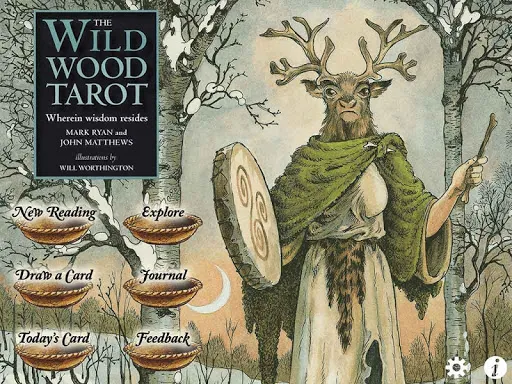 Ảnh chụp màn hình của Wildwood Tarot