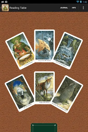 Ảnh chụp màn hình của Wildwood Tarot
