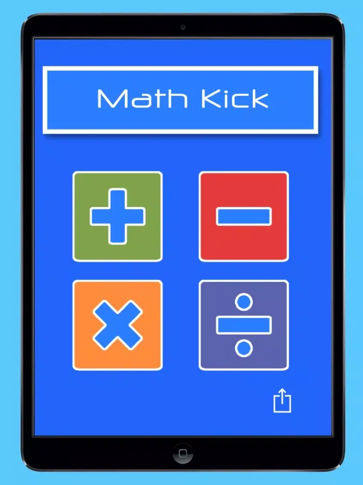 Capturas de tela do Math Kick iPad 