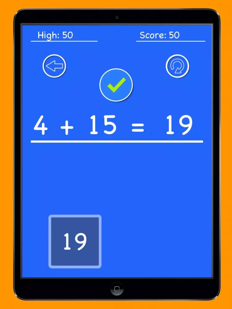 Capturas de tela do Math Kick iPad 