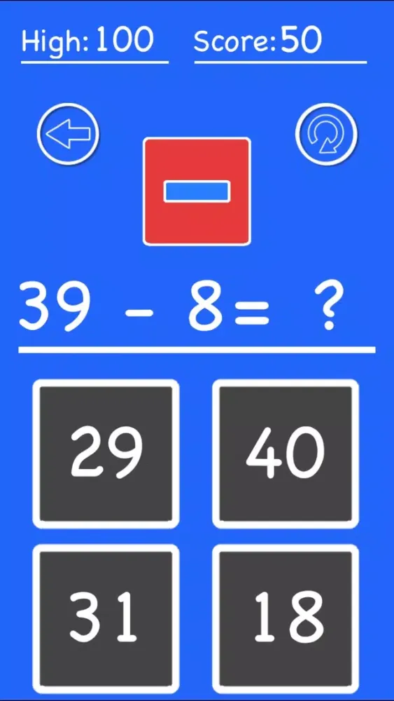 Capturas de tela do Math Kick