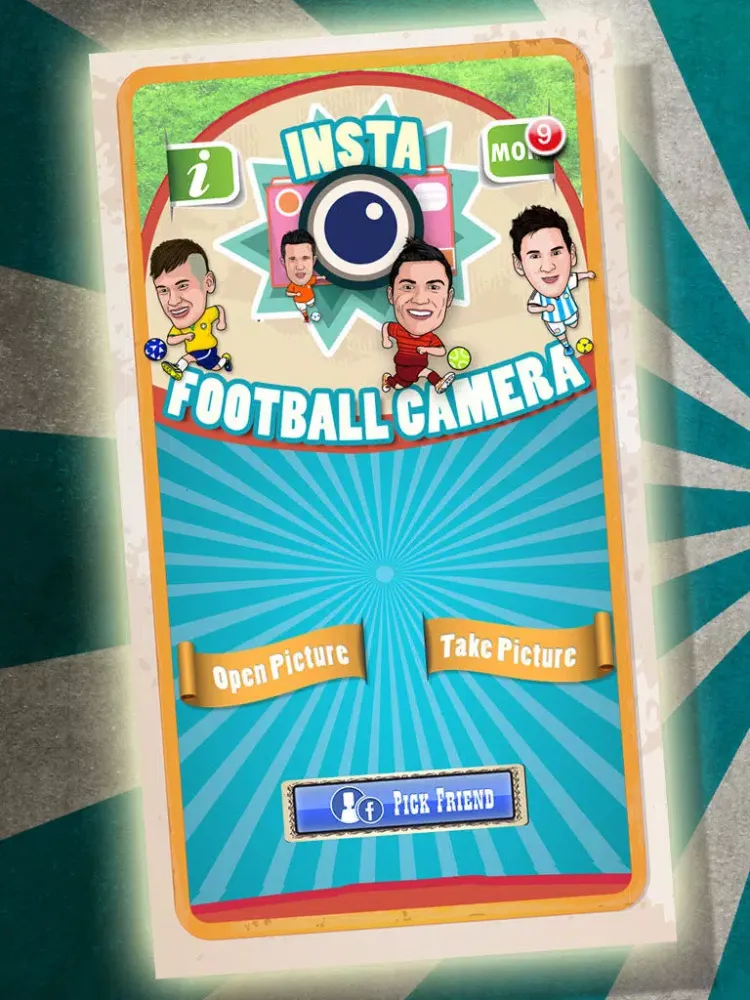 Tangkapan skrin Insta Football Camera : Ultimate Photo Soccer Player Fantasy Sticker iPad 