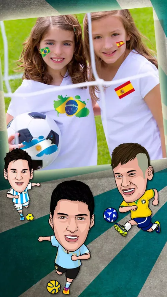 Tangkapan skrin Insta Football Camera : Ultimate Photo Soccer Player Fantasy Sticker