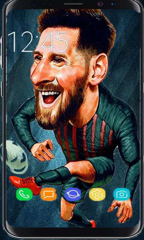 Ảnh chụp màn hình của Football players caricature
