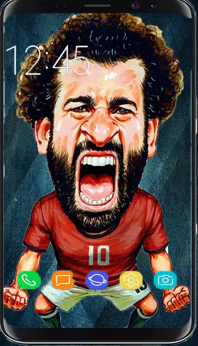 Ảnh chụp màn hình của Football players caricature