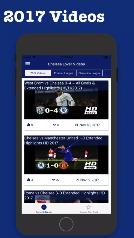 Tangkapan layar Chelsea Lover - CFC family