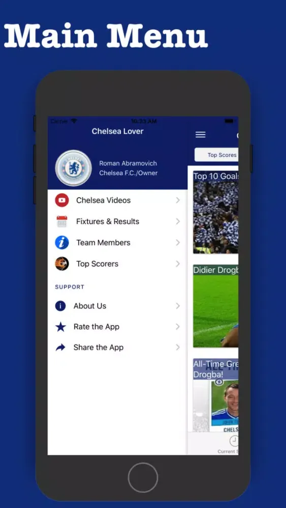 Tangkapan layar Chelsea Lover - CFC family