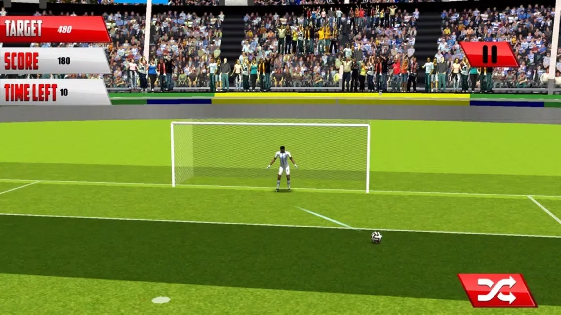 Football Fantasy Flick : Goal Shoot-out socc-er 3D سکرین شاٹس