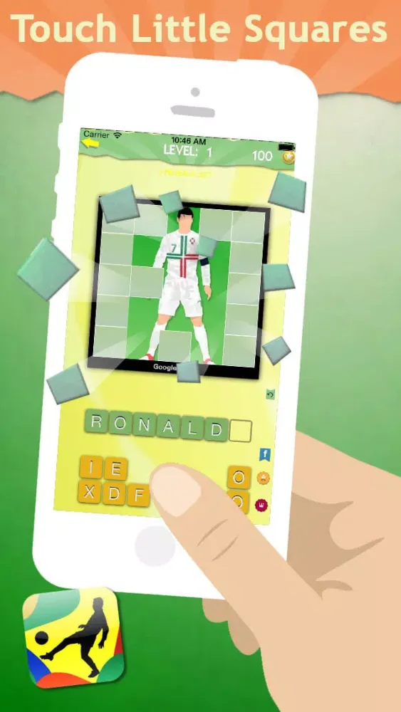 Capturas de pantalla de The Football Line 2014 Quiz : Futebol Sport World Championship Player Name Trivia Super Guess Pro