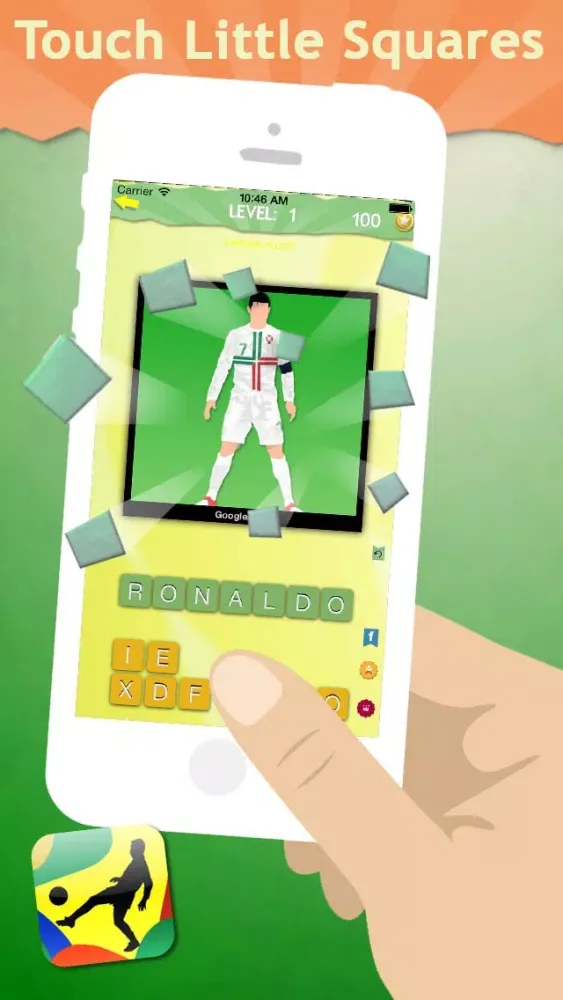 Capturas de pantalla de The Football Line 2014 Quiz : Futebol Sport World Championship Player Name Trivia Super Guess Pro