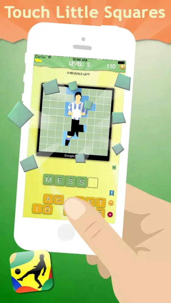 Capturas de pantalla de The Football Line 2014 Quiz : Futebol Sport World Championship Player Name Trivia Super Guess Pro