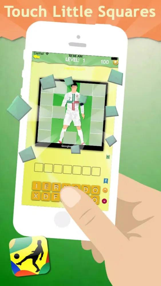 Capturas de pantalla de The Football Line 2014 Quiz : Futebol Sport World Championship Player Name Trivia Super Guess Pro