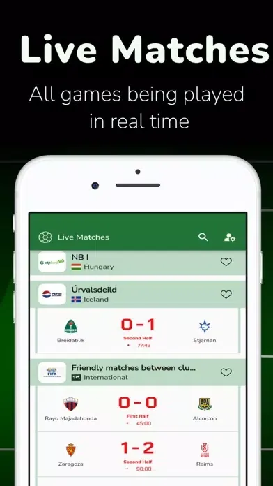 Live Score Football: ManyScore Screenshots