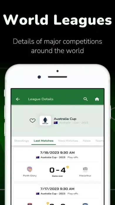 Live Score Football: ManyScore Screenshots