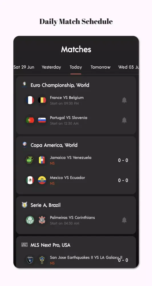 Zrzuty ekranu NetScore - Live Football Score