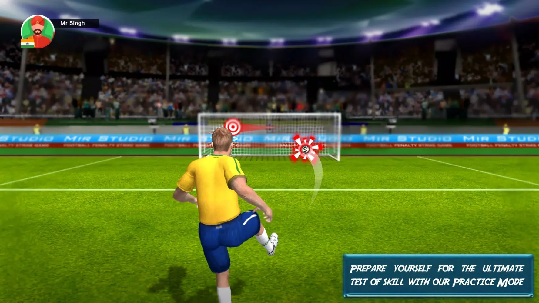 ภาพหน้าจอของ FootBall Penalty ShootOut