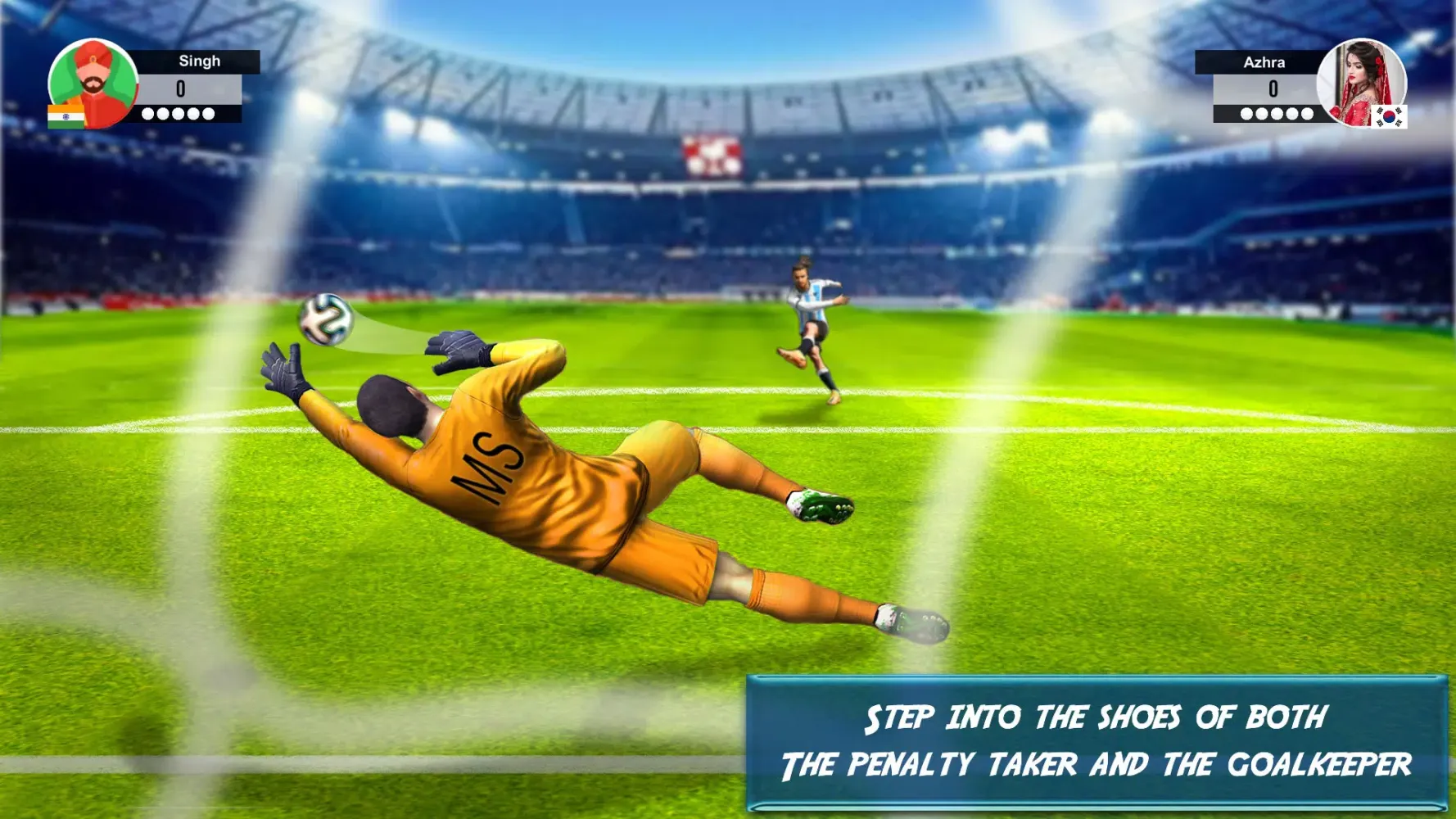ภาพหน้าจอของ FootBall Penalty ShootOut