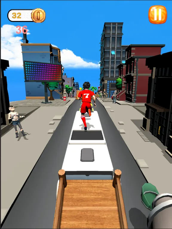Kick And Run : Runner Game iPad  Screenshots