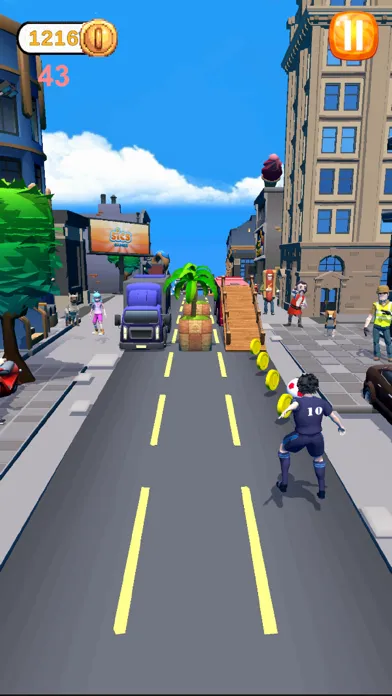 Kick And Run : Runner Game Screenshots