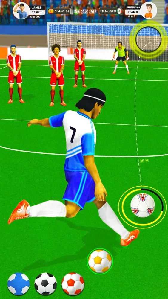 Penalty Kick Football Game Screenshots