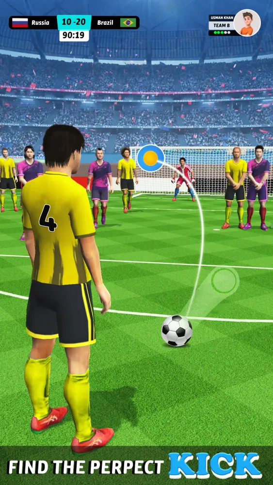 Penalty Kick Football Game Screenshots