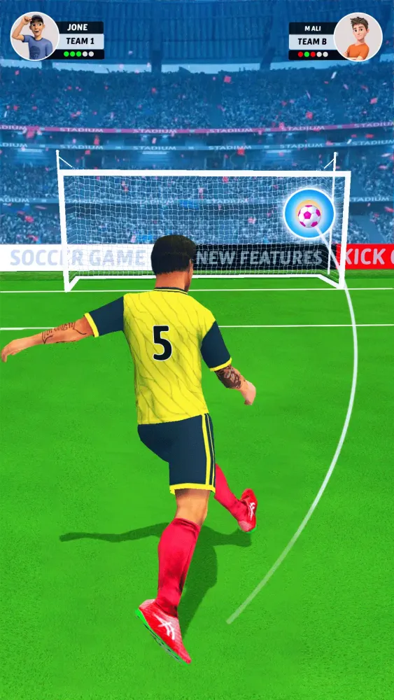 Penalty Kick Football Game Screenshots