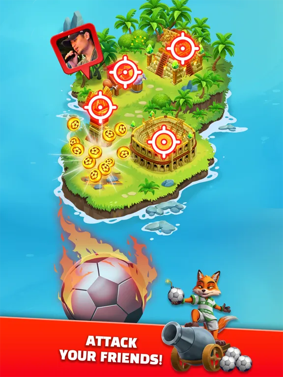 Capturas de pantalla de Foxy's Football Islands iPad 