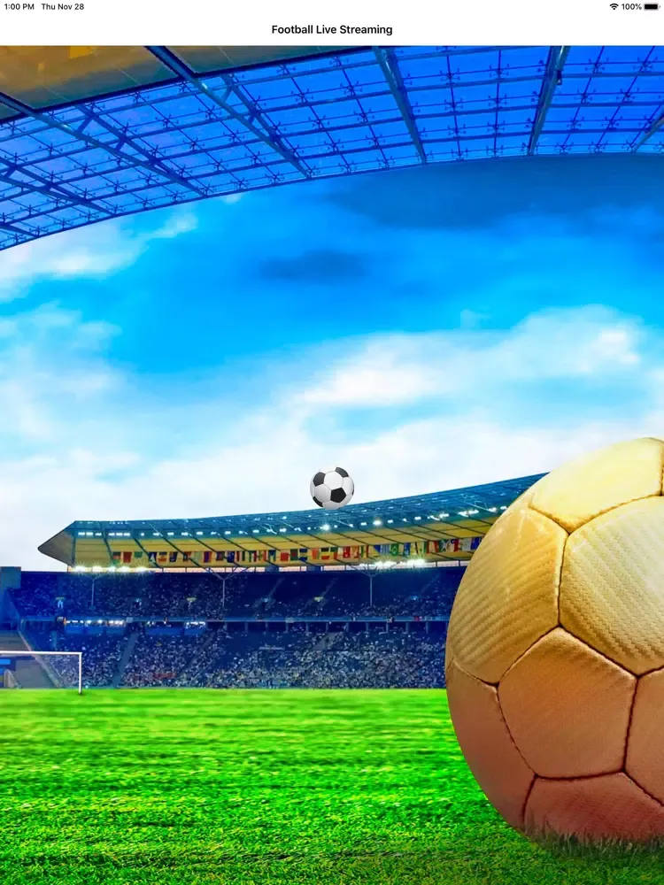 Zrzuty ekranu Football TV Live Streaming HD iPad 