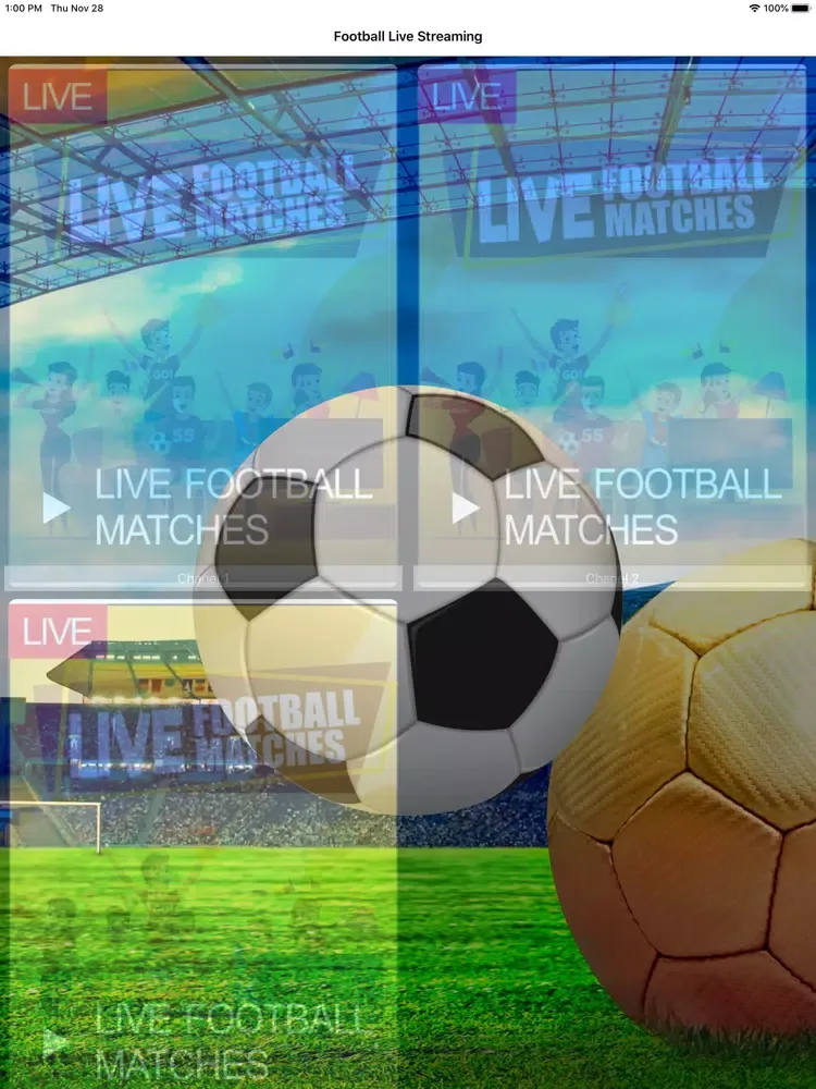 Zrzuty ekranu Football TV Live Streaming HD iPad 