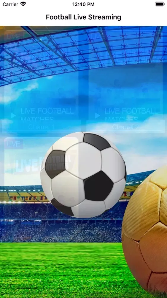 Zrzuty ekranu Football TV Live Streaming HD