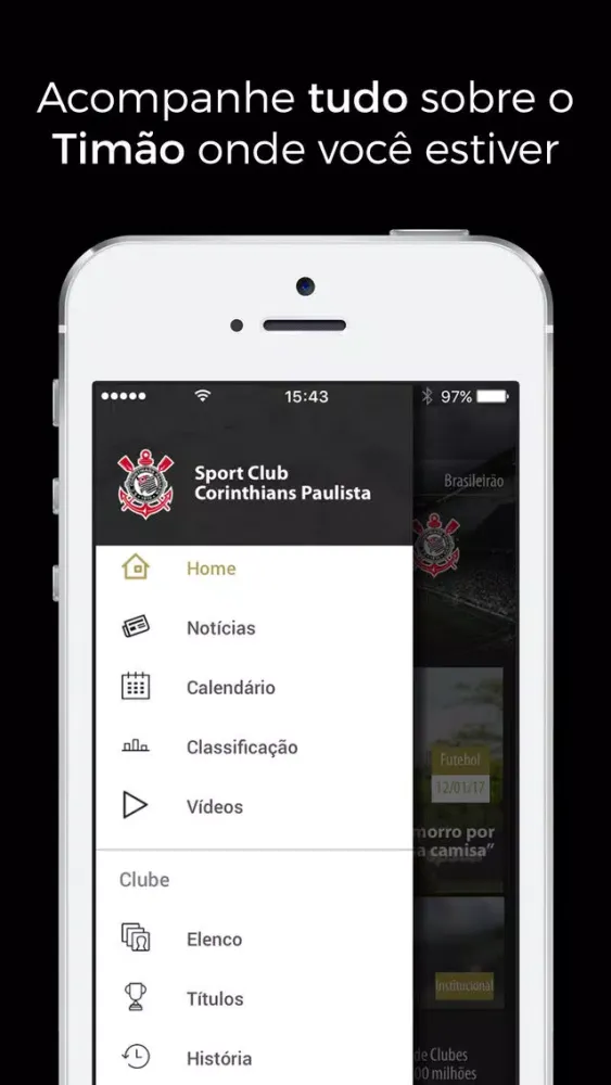 Zrzuty ekranu Corinthians Oficial