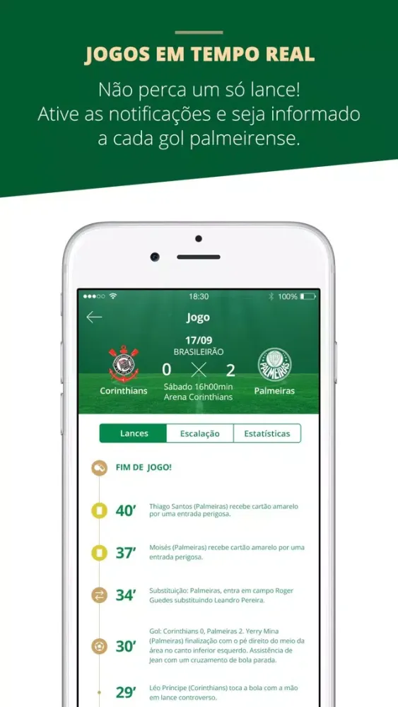 Tangkapan layar Palmeiras Oficial
