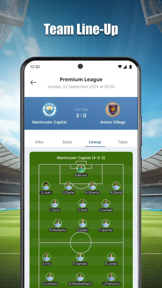 Capturas de tela do Live Score: Live Soccer Scores