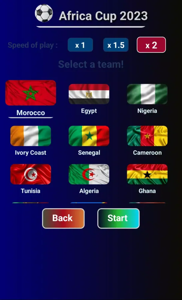 Tangkapan layar Africa Cup of Nations 2024