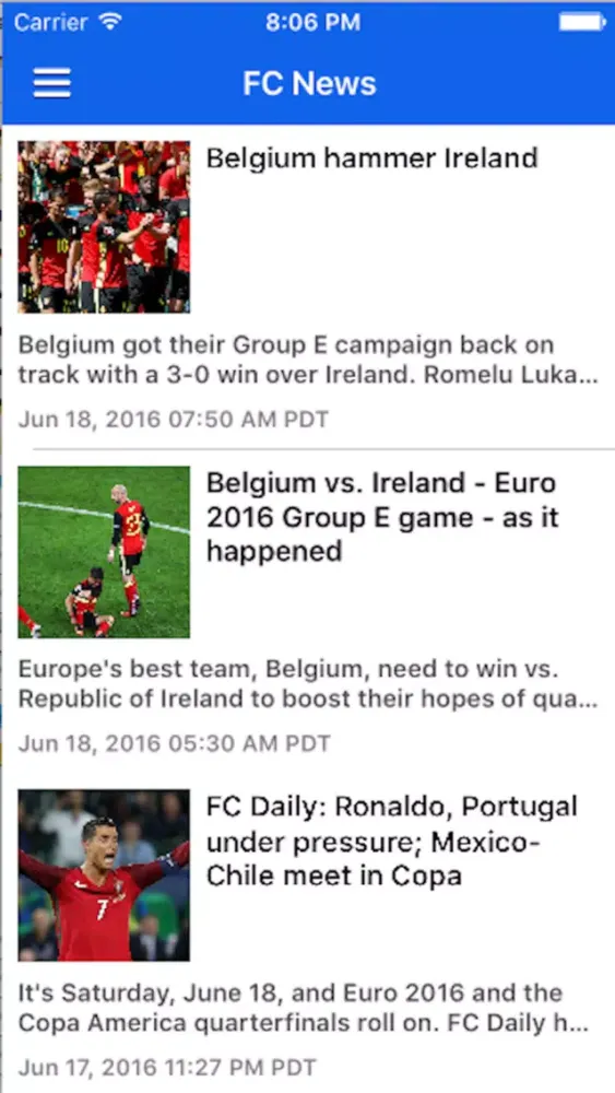 Screenshot di Football News - Soccer Updates
