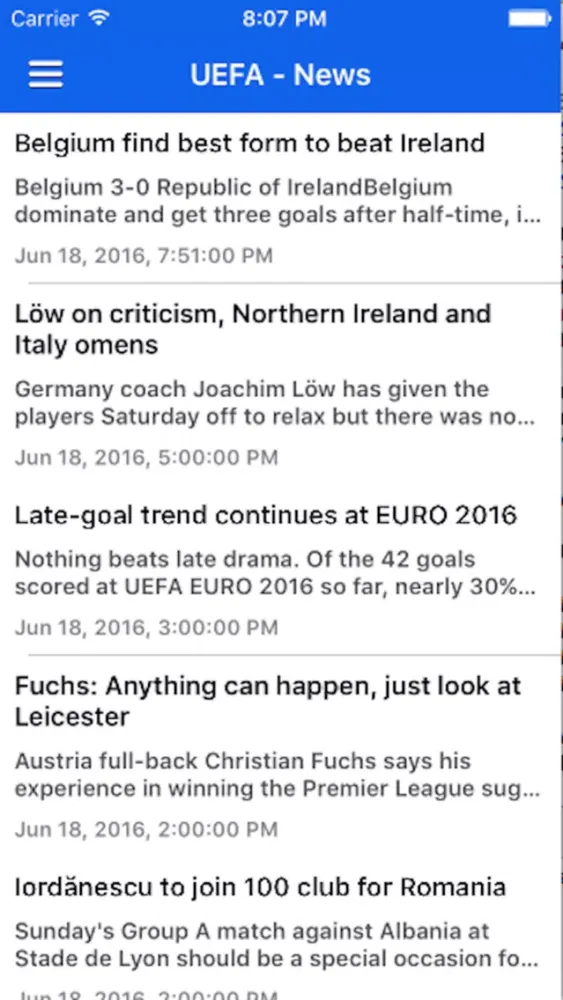 Screenshot di Football News - Soccer Updates