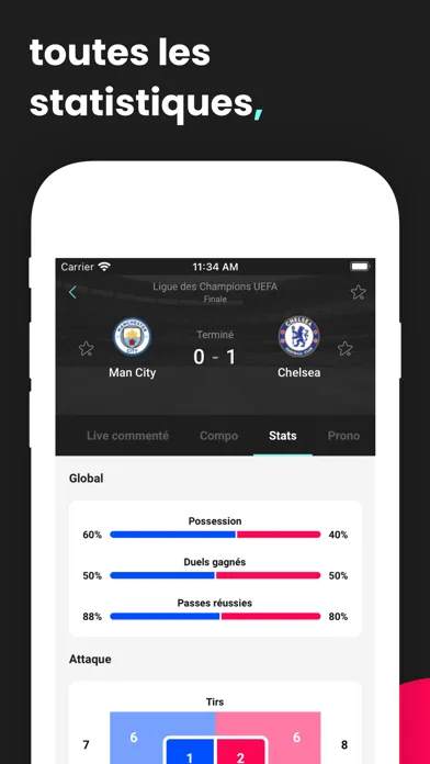 ภาพหน้าจอของ Foot Direct - live score
