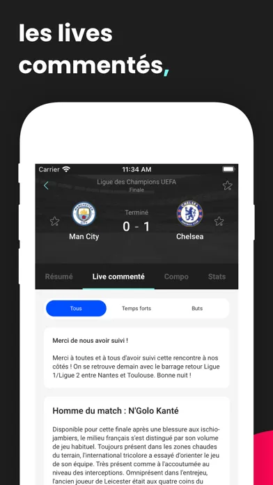 ภาพหน้าจอของ Foot Direct - live score