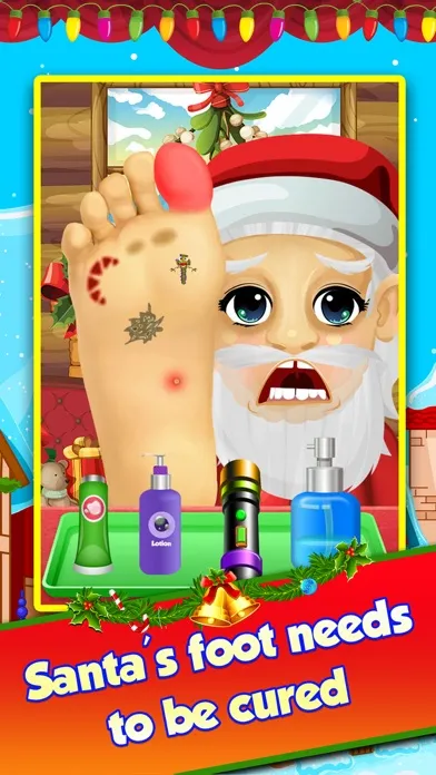Christmas Foot Spa Doctor - little santa baby salon kids games for boys & girls! Screenshots