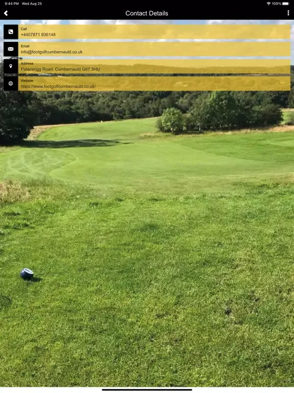 Footgolf Cumbernauld iPad  স্ক্রিনশট
