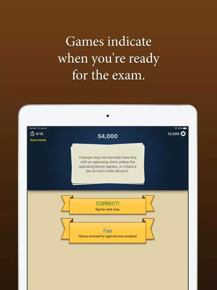 Legal Ethics Fact Mountain iPad  Ekran Görüntüleri