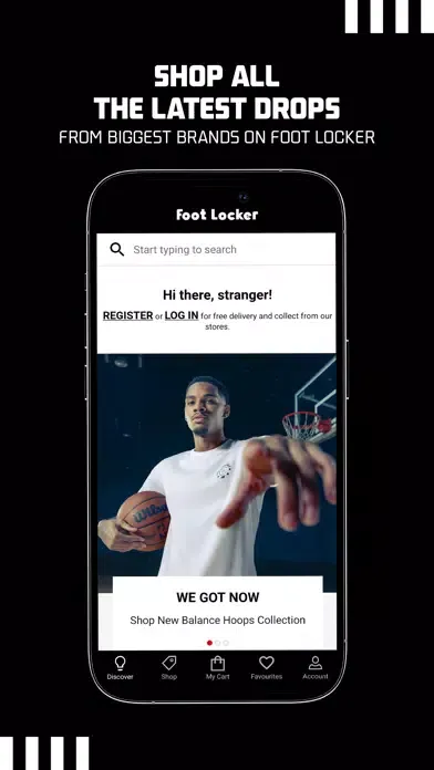 ภาพหน้าจอของ Foot Locker MENA