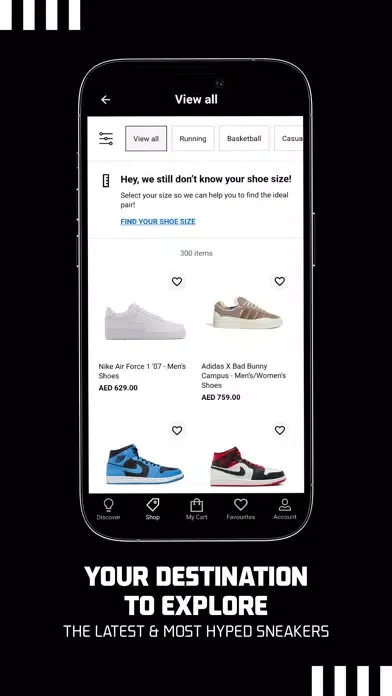ภาพหน้าจอของ Foot Locker MENA