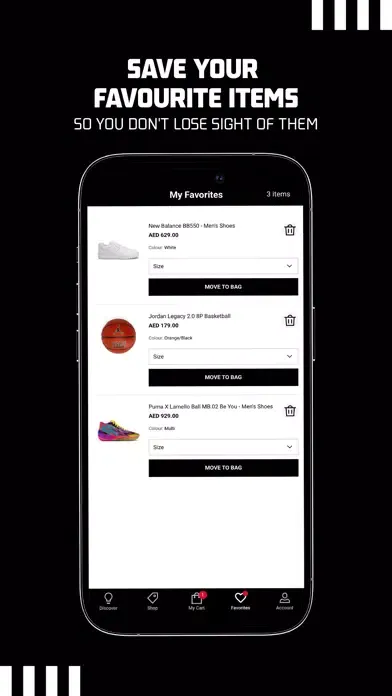 ภาพหน้าจอของ Foot Locker MENA