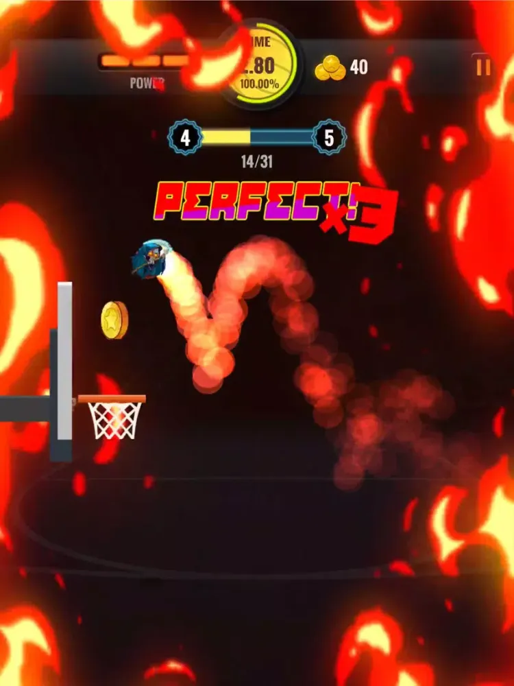 Hoop Hit - BasketBall Shot Hot iPad 应用截图