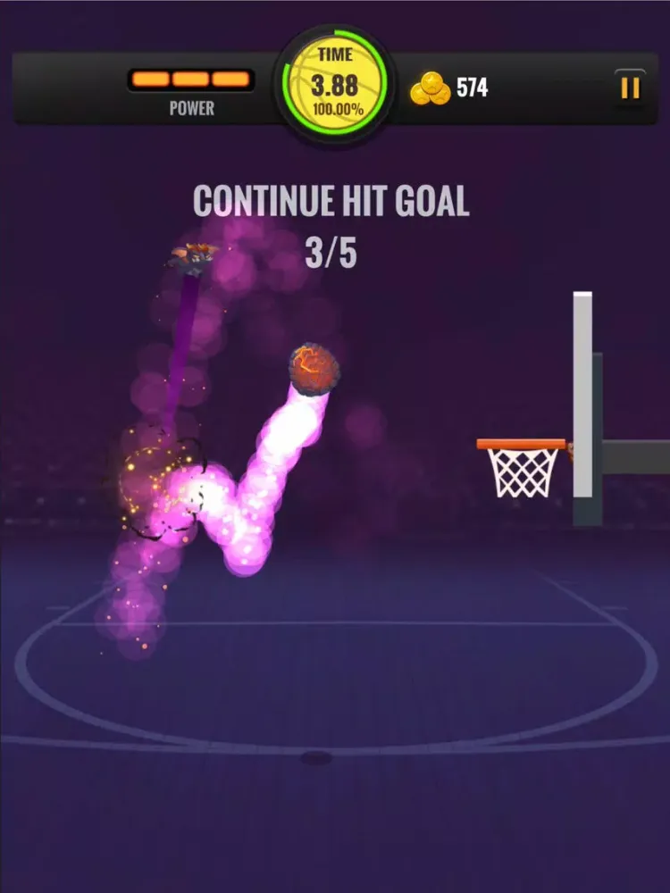 Hoop Hit - BasketBall Shot Hot iPad 应用截图