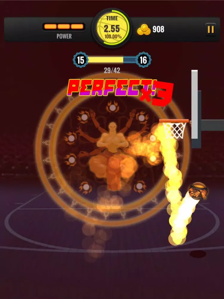 Hoop Hit - BasketBall Shot Hot iPad 应用截图
