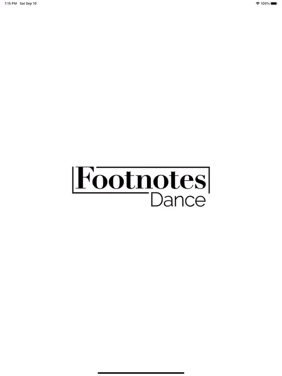 تصاویر Footnotes Dance Studio iPad 